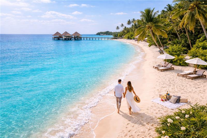 Honeymoon beach